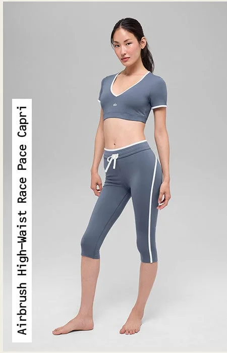 Race Pace Capri - Bluestone