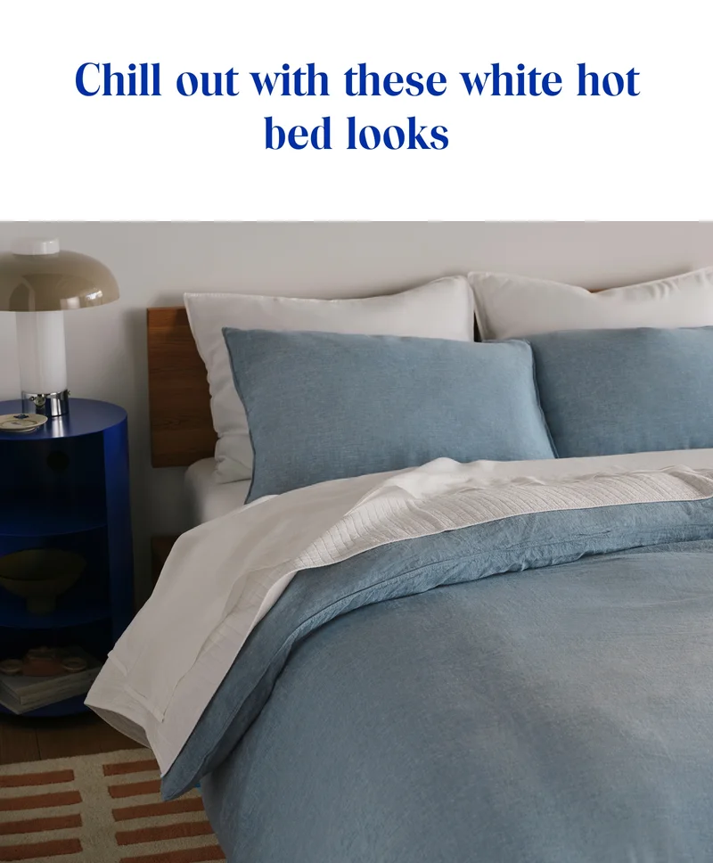 Chill out with these white hot bed looks