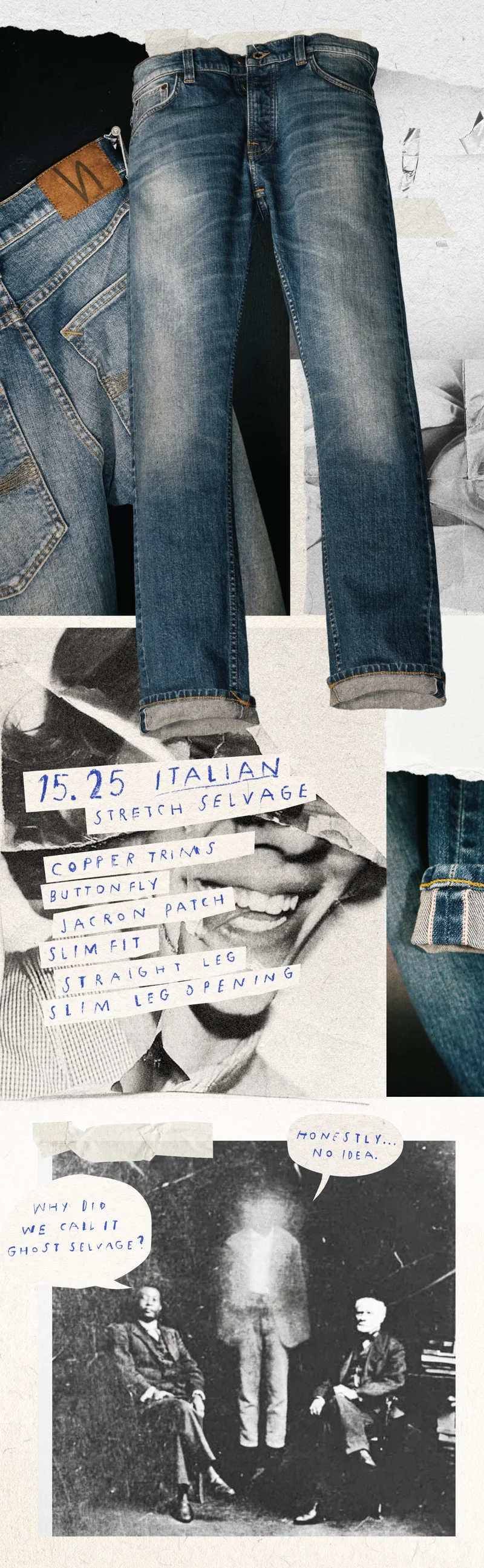 BOOOO! Grim Tim Ghost Selvage