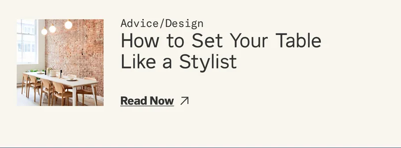 How to Set your Table Like a Stylist