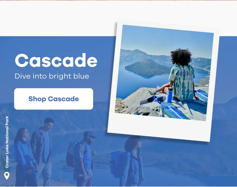 Cascade Dive into bright blue | Shop Cascade