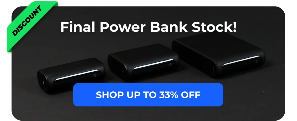 UP TO 33% POWER BANKS