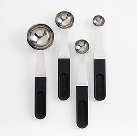 Nesting Clip Handle Measuring Spoons, Set of 4