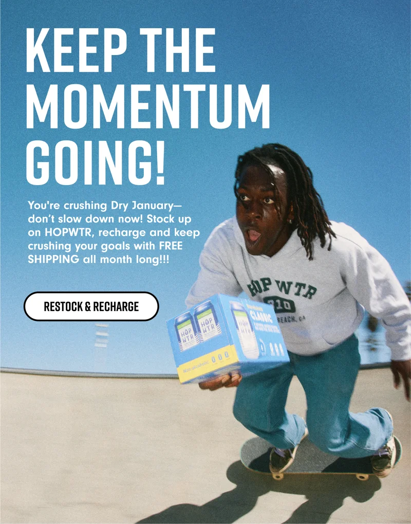 Keep the momentum going! FREE SHIPPING ALL MONTH LONG. STOCK UP NOW