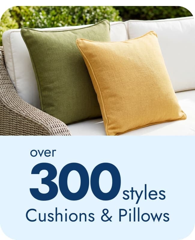 Cushions & Pillows—Starting at $25