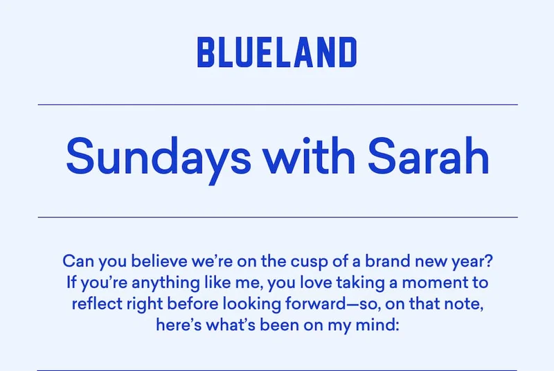 Sundays with Sarah