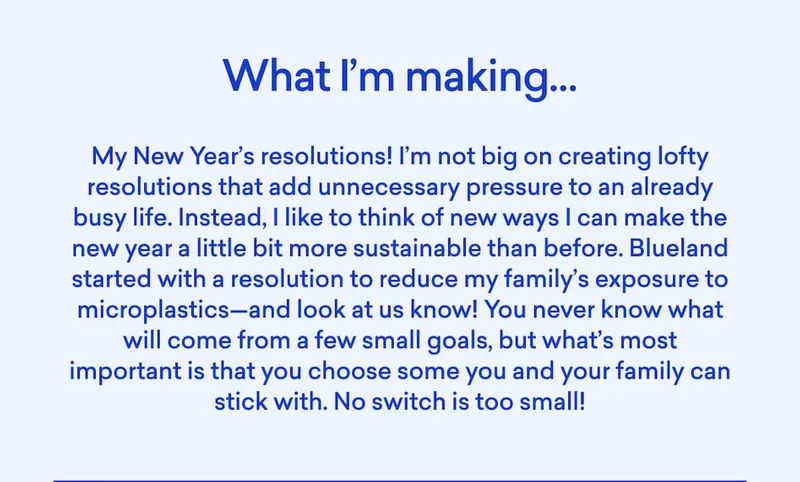What I'm making...