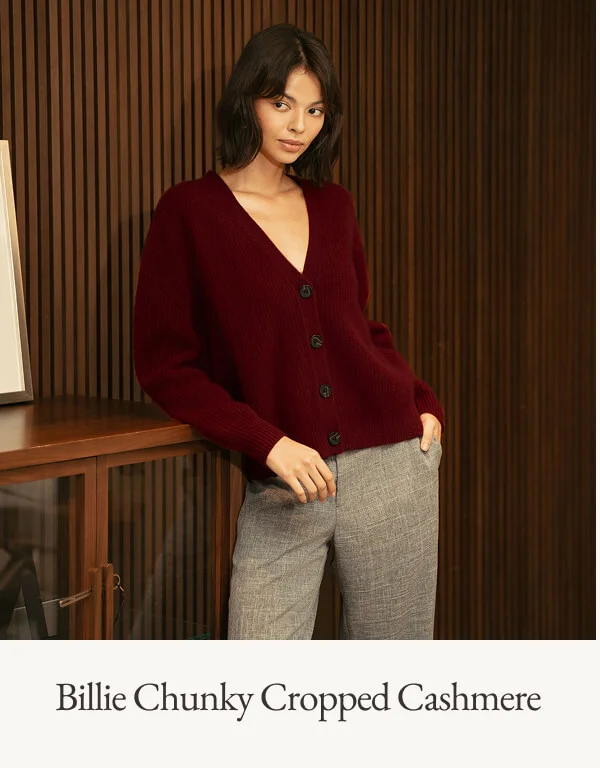 Billie Chunky Cropped Cashmere