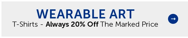 Wearable Art - T-Shirts - Always 20% Off The Marked Price