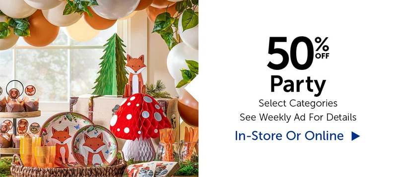 50% Off Party - Select Categories