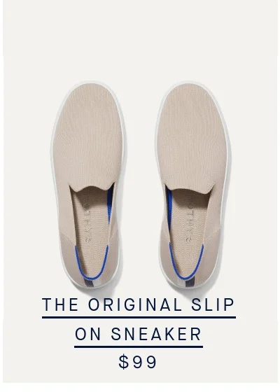 THE ORIGINAL SLIP ON SNEAKER