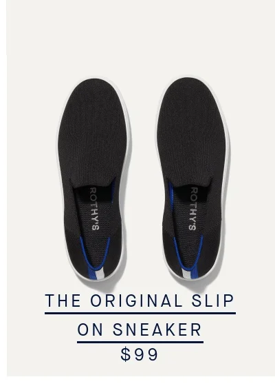 THE ORIGINAL SLIP ON SNEAKER