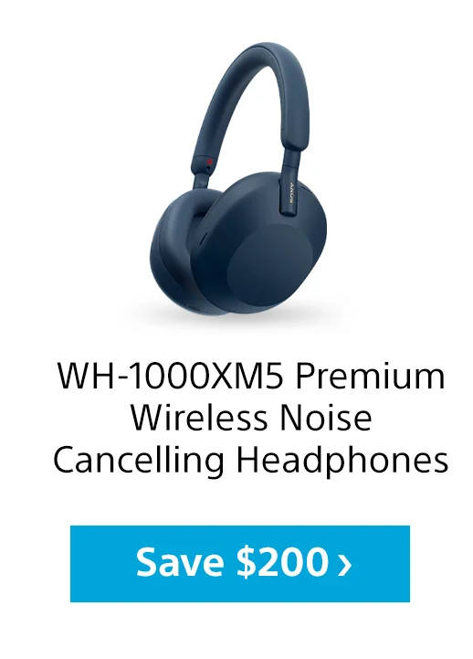 WH-1000XM5 Premium Wireless Noise Cancelling Headphones | Save $200