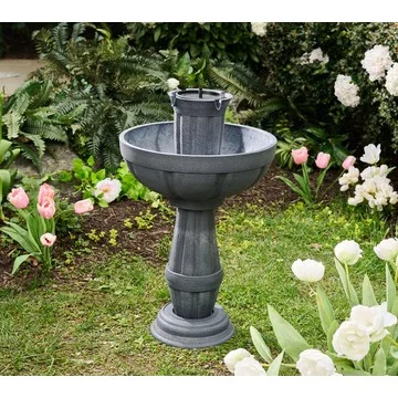 Bernini Bari 5-in-1 Cordless Fluted Fountain with Timer