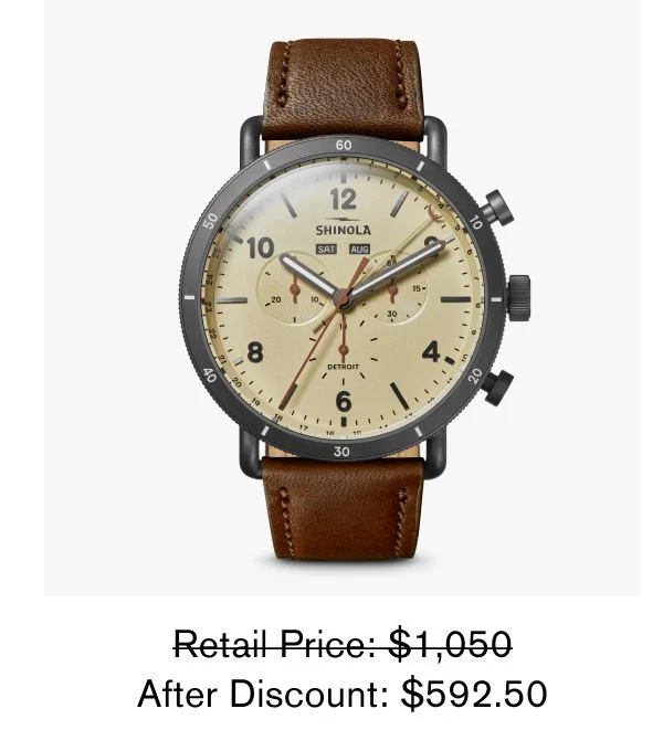 Canfield Sport Chronograph Watch