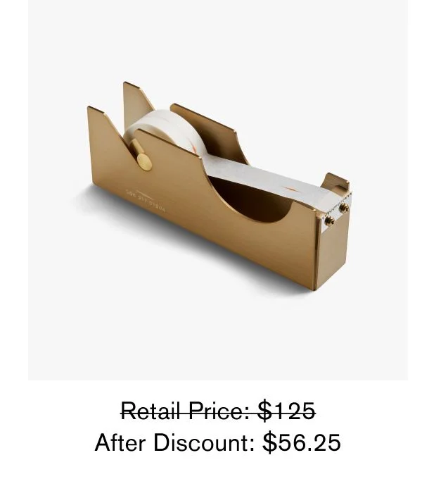 Brass Tape Dispenser