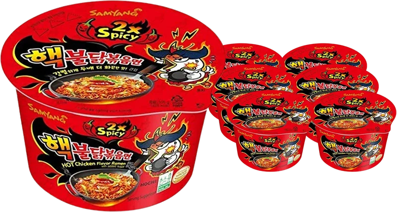 Image of Samyang 2X Spicy Chicken Flavor Bowl (6 Pack)