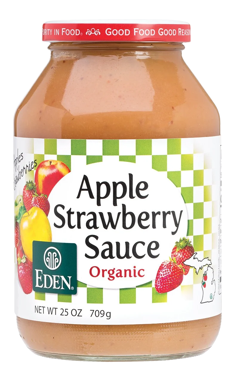 Image of Eden Organic Apple Sauce Strawberry