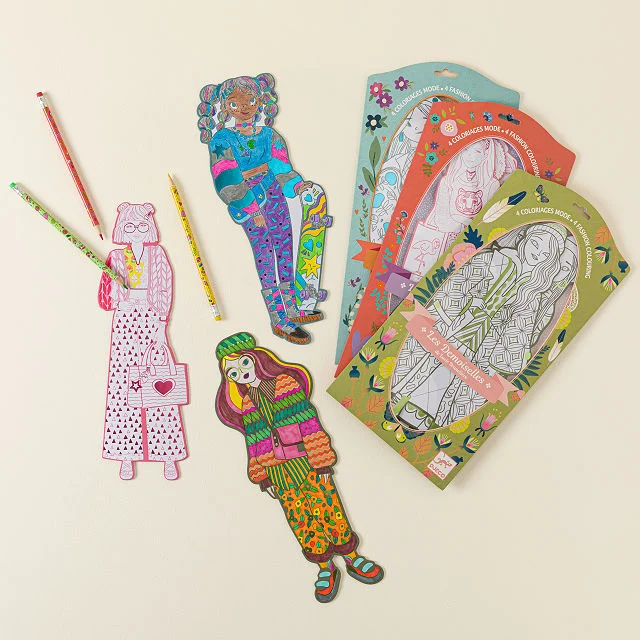 Fashion Friends Coloring Figures
