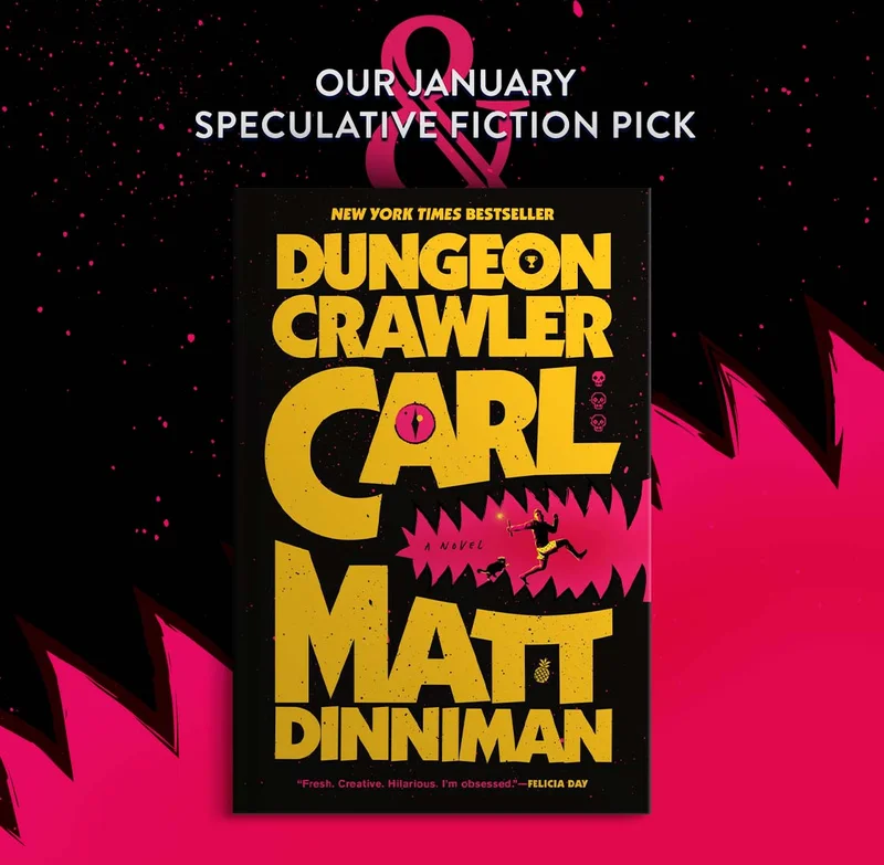 Our January Speculative Fiction Pick | Dungeon Crawler Carl by Matt Dinniman