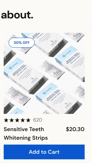 Sensitive Teeth Whitening Strips [SHOP NOW]