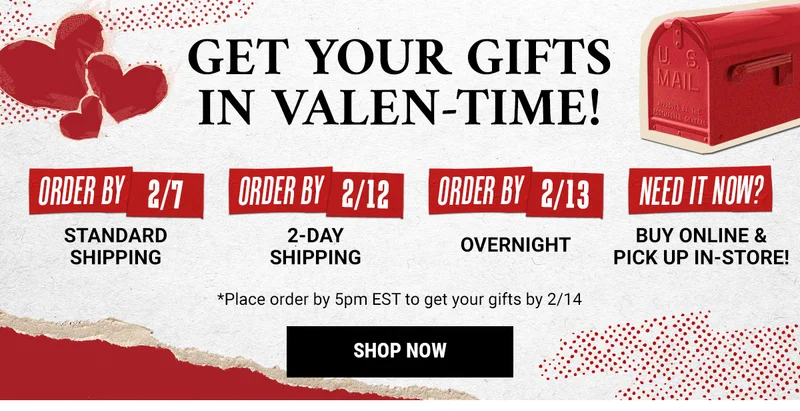 Get Your Gifts In Valen-Time