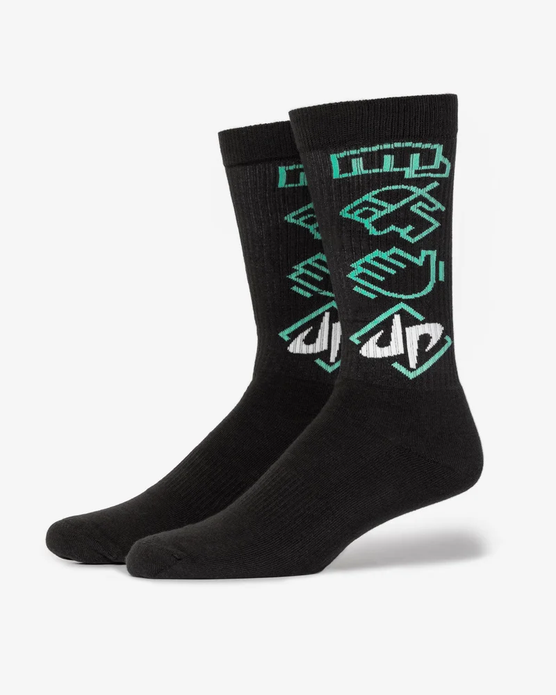 Image of Pound It Emoji Socks (Black)