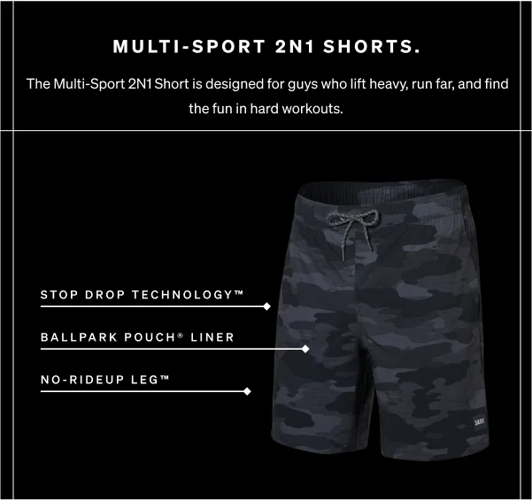 Multi-Sport 2N1 Shorts.