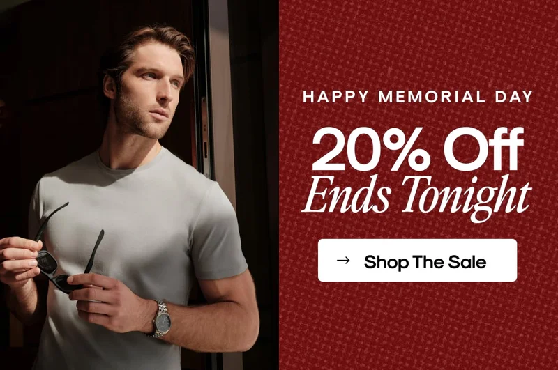 Memorial Day Sale 20% Off Ends Tomorrow