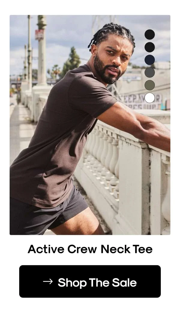 Active Crew Neck Tee