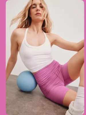 Spacedye Keep Pace 5" Short in Sunset Violet