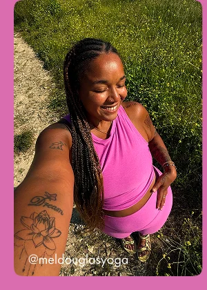 Spacedye Refocus Cropped Tank in Sunset Violet Heather