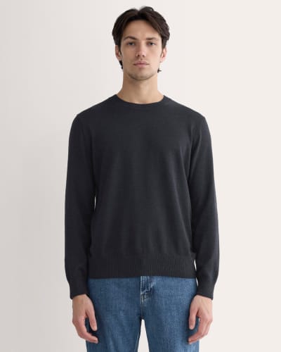 Image | The No-Sweat Sweater | Heathered Midnight