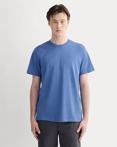 Image | The Premium-Weight Crew | Soft Cobalt