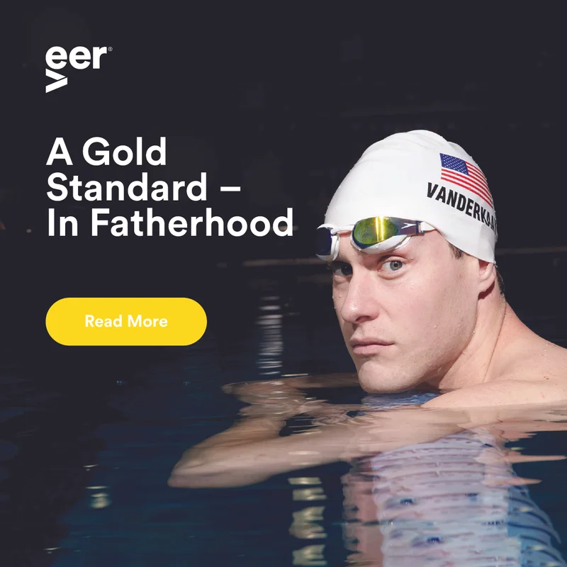 Peter Vanderkaay swimming for the Olympic gold medal