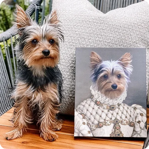 Renaissance Pet Portrait "The Princess"