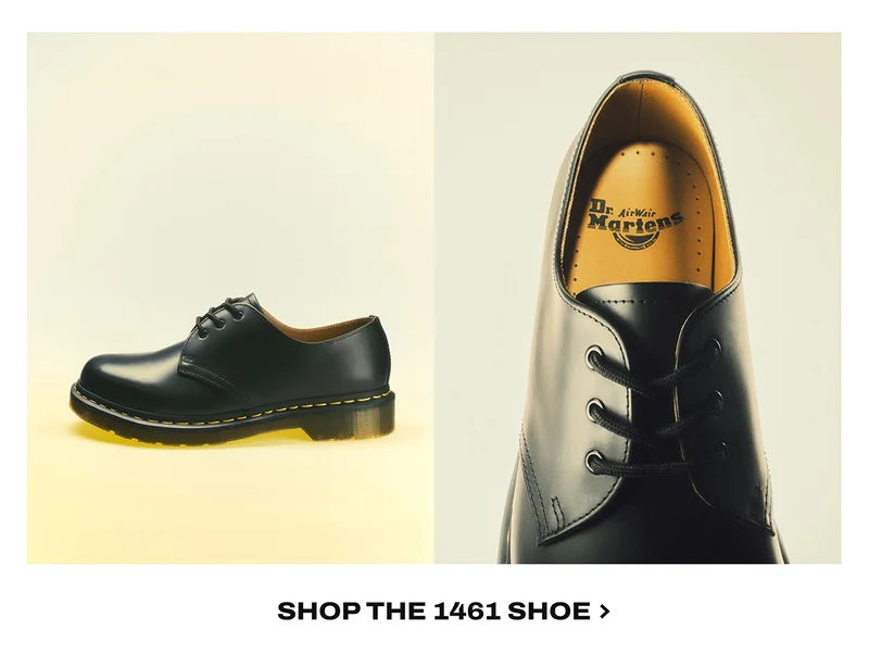 1461 Black Smooth Shoes