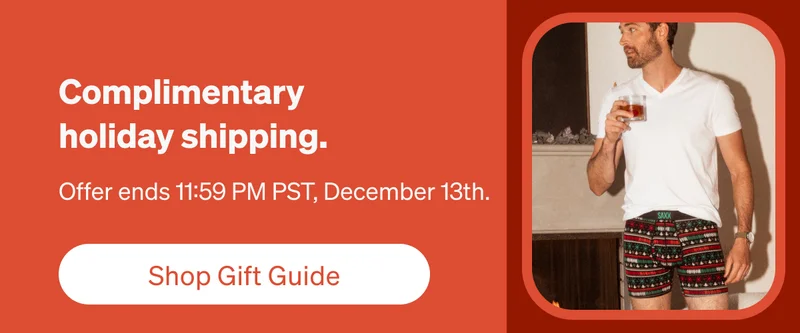 Complimentary holiday shipping.
