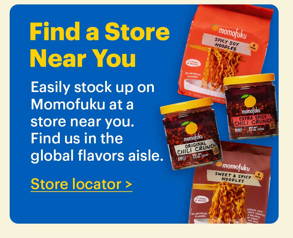 Header: SUMMER OF SPICE IS HERE Sub-header: Tour stops, limited dishes, new recipes, and a whole summer built around Chili Crunch. CTA: SHOP CHILI CRUNCH