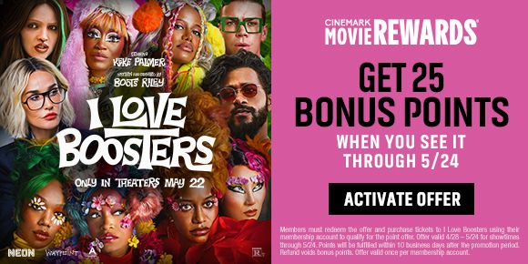 I LOVE BOOSTERS | GET 25 BONUS POINTS WHEN YOU SEE IT THROUGH 5/24 | ACTIVATE OFFER >