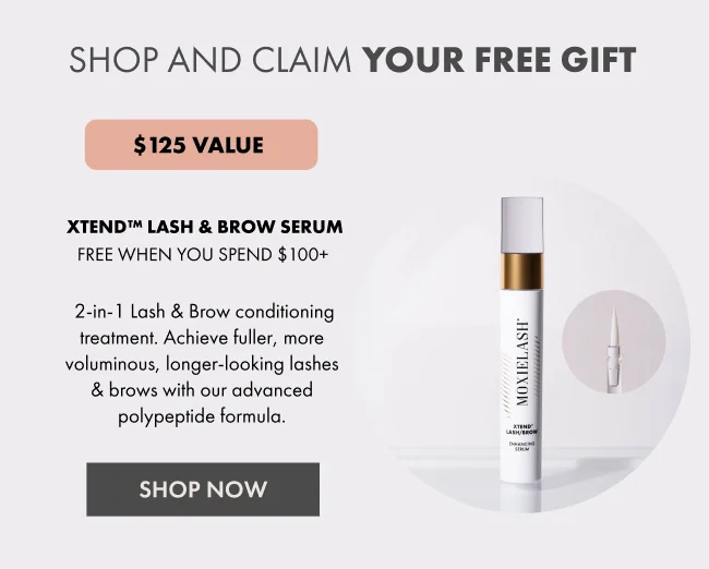 Shop & Claim Your Free Lash & Brown Serum when you spend $100+