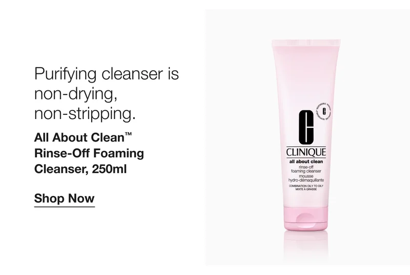 Purifying cleanser is  non-drying,  non-stripping. | All About Clean™ Rinse-Off Foaming Cleanser, 250ml | Shop Now