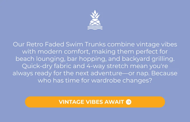 SHOP RETRO FADED SWIM TRUNKS