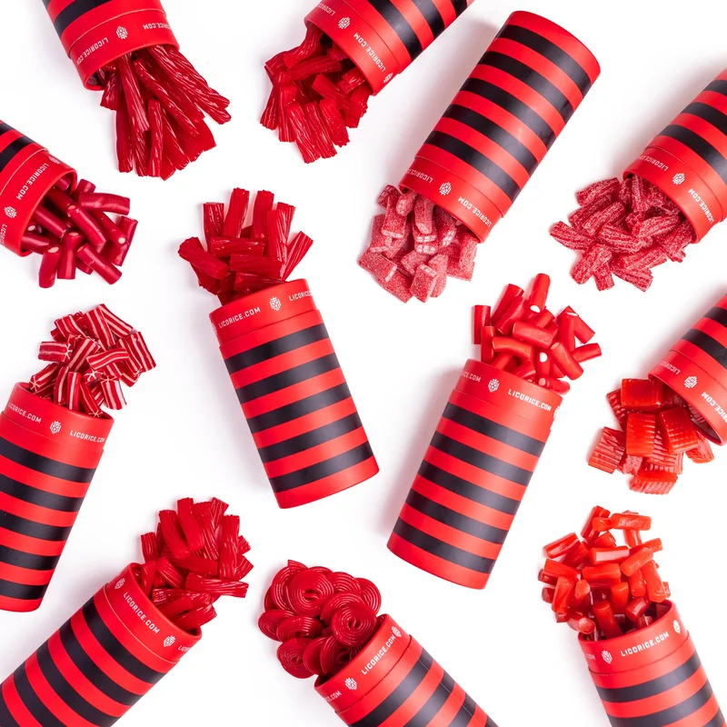 Image of Red Licorice Lover 12 Tube Bundle