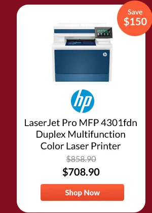 HP LaserJet Pro MFP 4301fdn Duplex Multifunction Color Laser Printer
