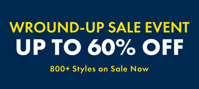 Wround-up sale event up to 60% off