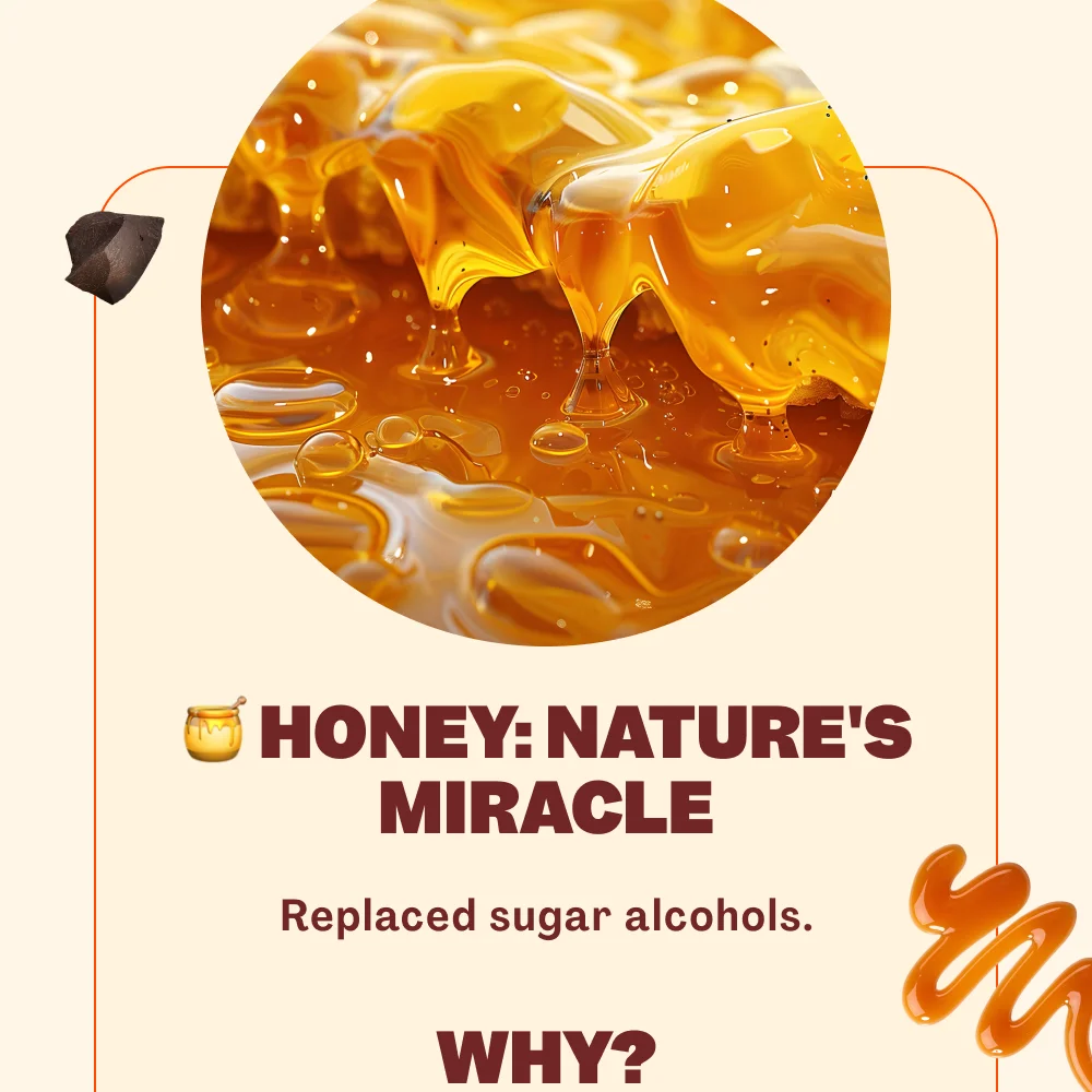 HONEY: NATURE'S MIRACLE Replaced sugar alcohols. WHY?
