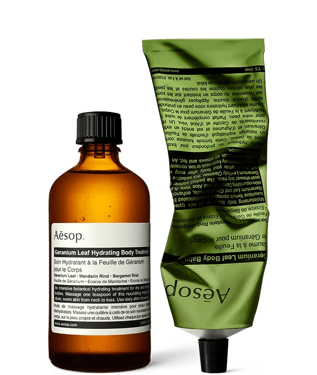 Richly Hydrating Geranium Leaf Duo