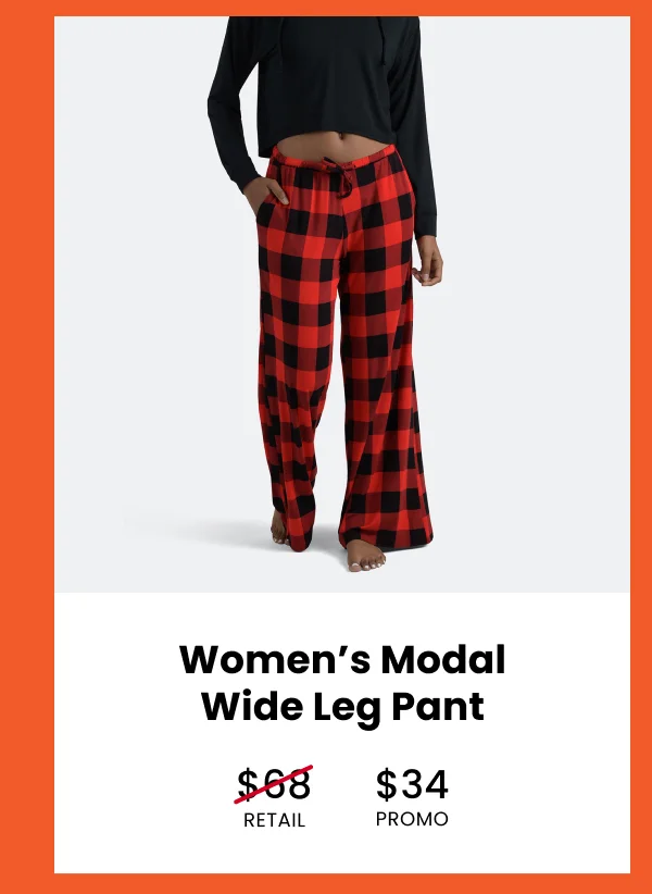 Women's Modal Wide Leg Pant