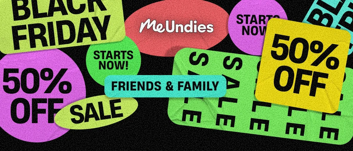 MeUndies | Black Friday Friends & Family | 50% Off